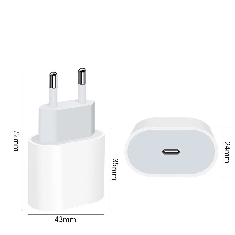 Chargeur PD20W assure une charge directe pour votre appareil