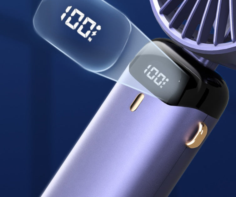 Ventilateur portatif Mini  Affichage Numérique chargeur usb