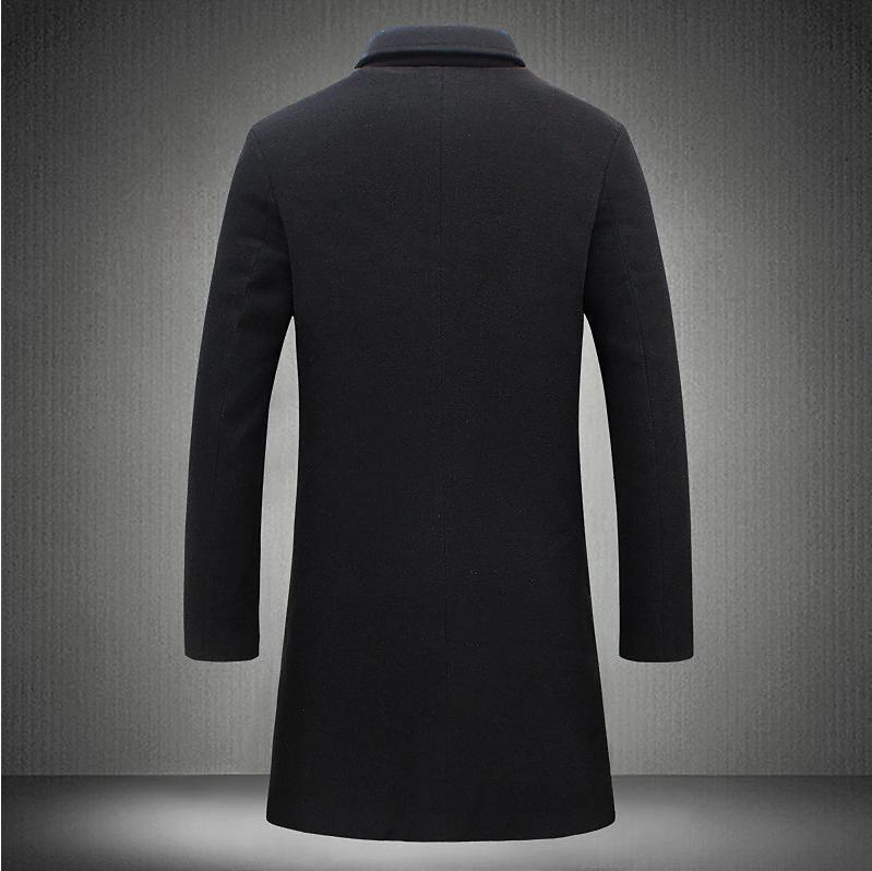 Trench-coat mi-long pour homme