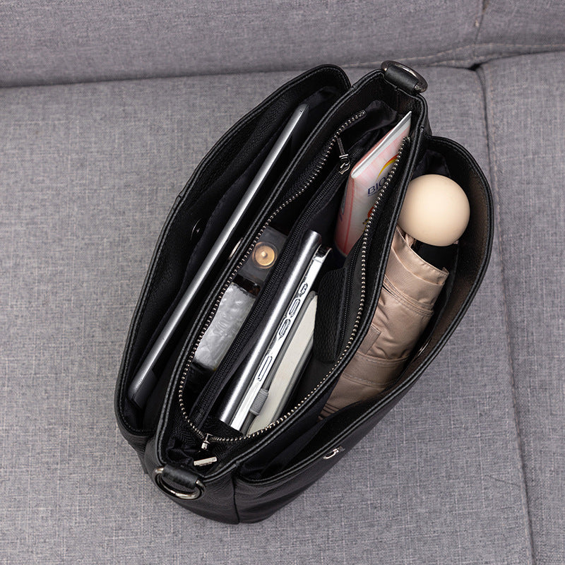 Sac à main incontournable en cuir de vachette pour femmes