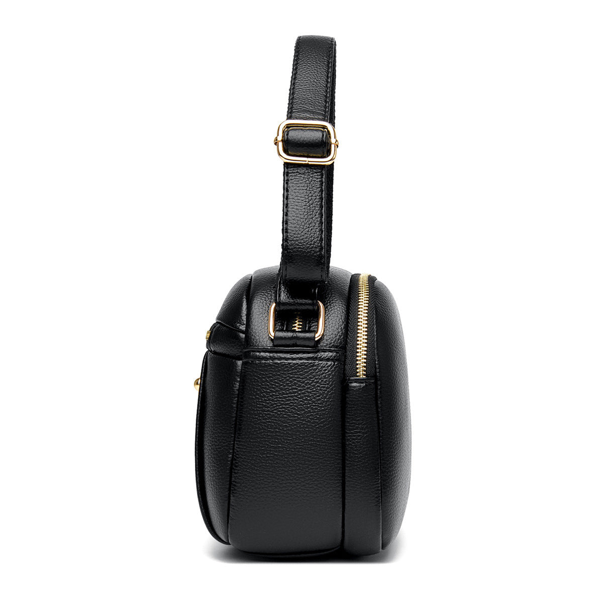 Sac à bandoulière rond et compact pour femmes