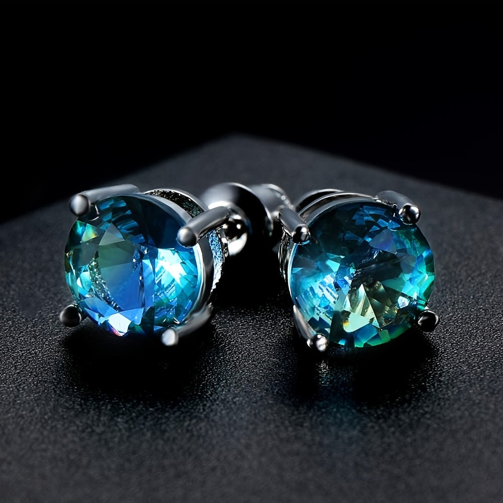 Boucles d'oreilles en argent sterling 925 au style bohème