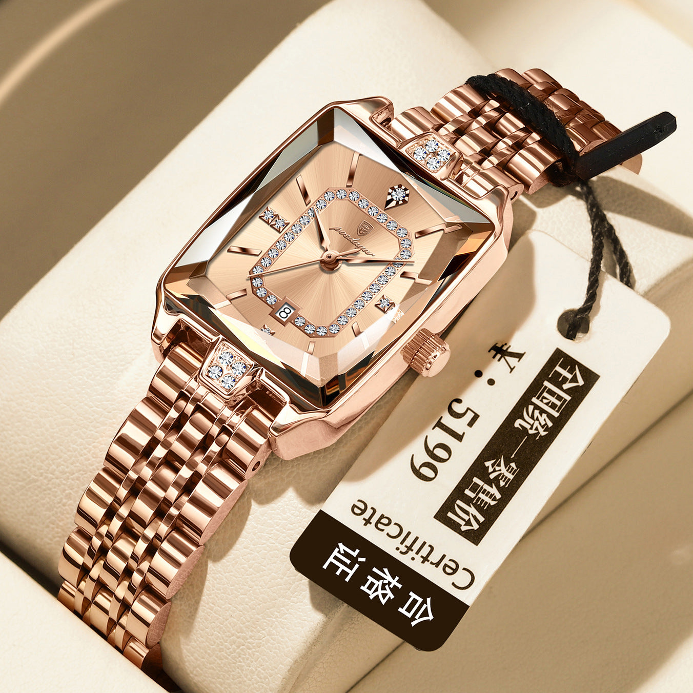 Montre à quartz haut de gamme. Étanche et résistante pour femmes
