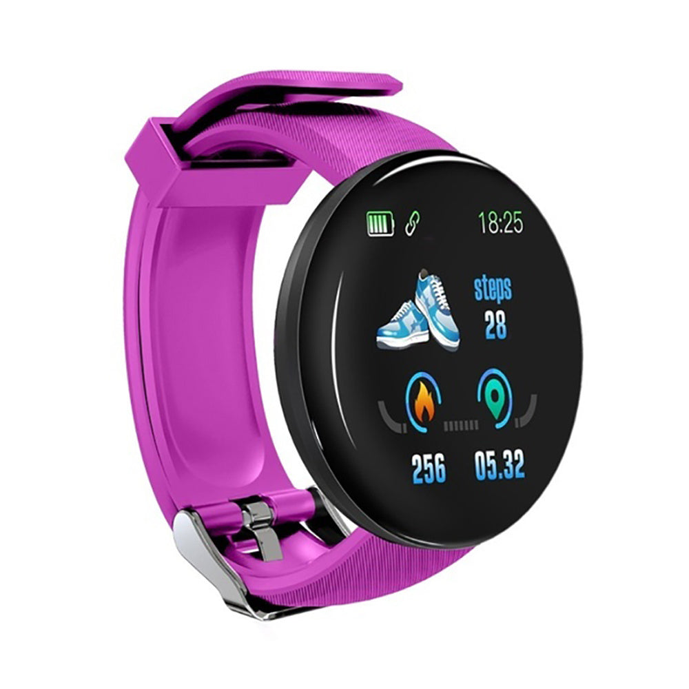 Montre intelligente D18 Bluetooth pour hommes et femmes