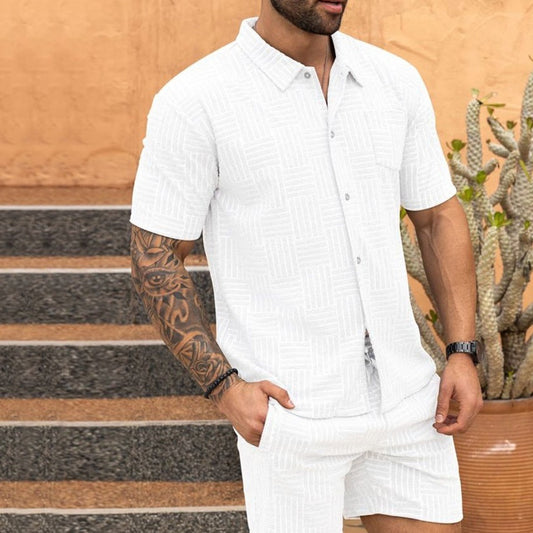 Chemise jacquard pour homme