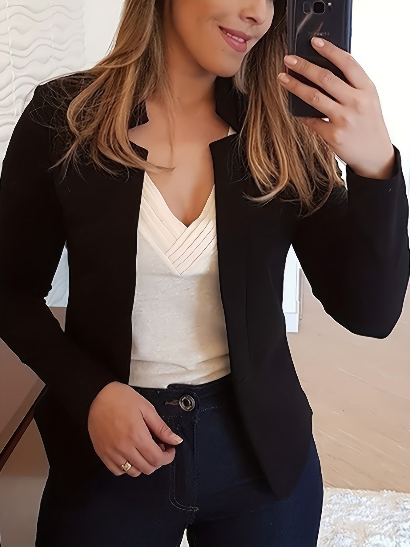 Cardigan élégant aux lignes épurées pour femmes