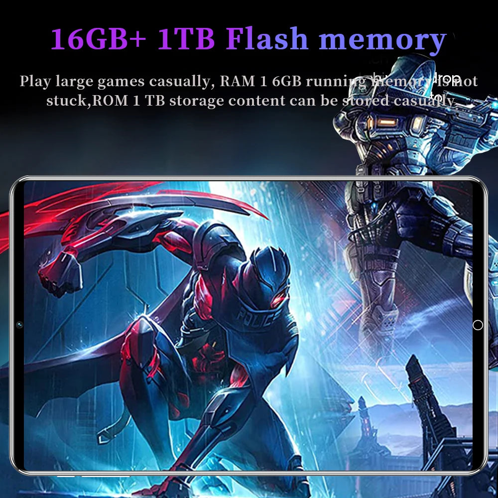 Tablette Android Global   16GB+ 1TB  Wifi