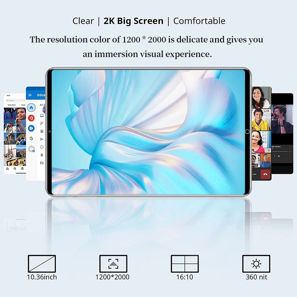 Tablette Android Global   16GB+ 1TB  Wifi