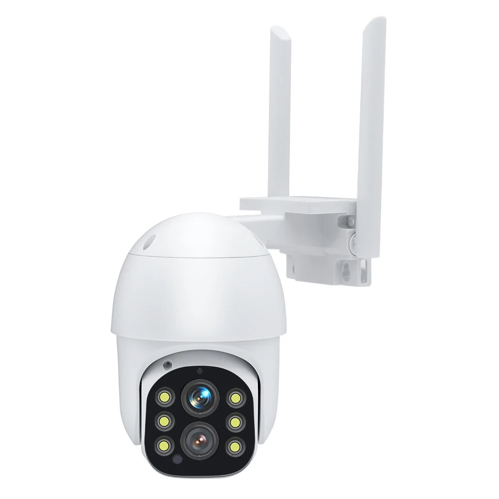 Caméra de sécurité WESECUU sans fil avec zoom optique 10X et résolution 3.0MP