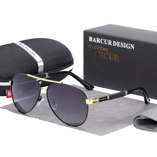Lunettes de soleil BARCUR Pilot pour homme