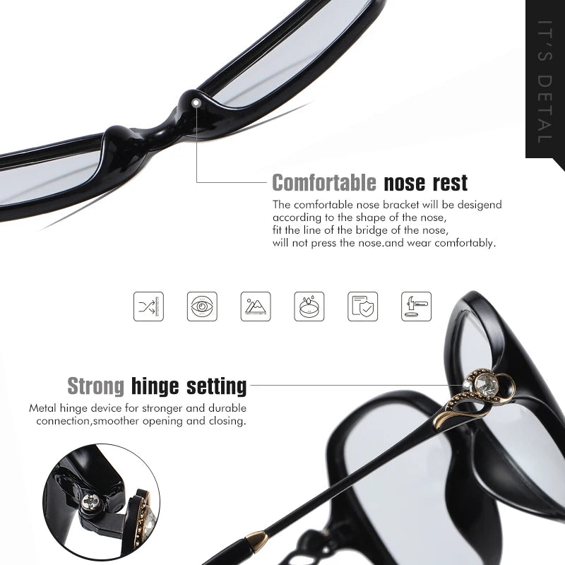 Lunettes de soleil polarisantes pour femmes