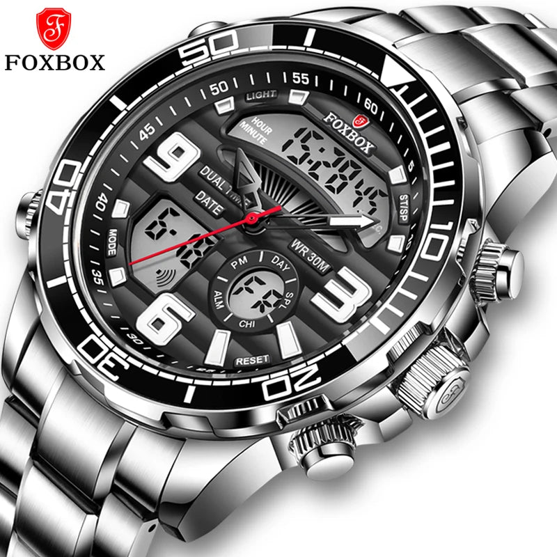 Montre de luxe LIGE FOXBOX pour hommes