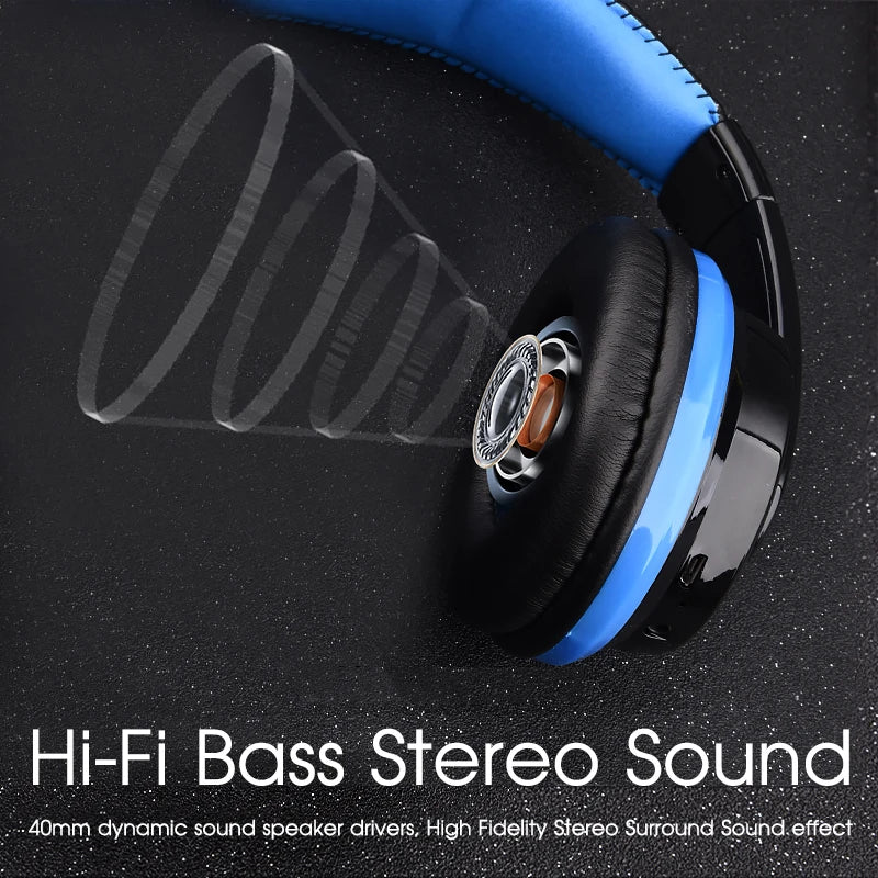 Casque sans fil Bluetooth Over Ear d'OVLENG