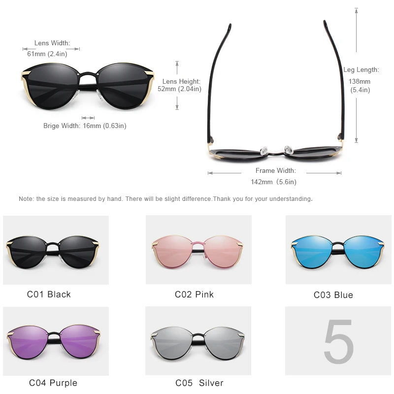 Lunettes de soleil verres polarisés pour femmes