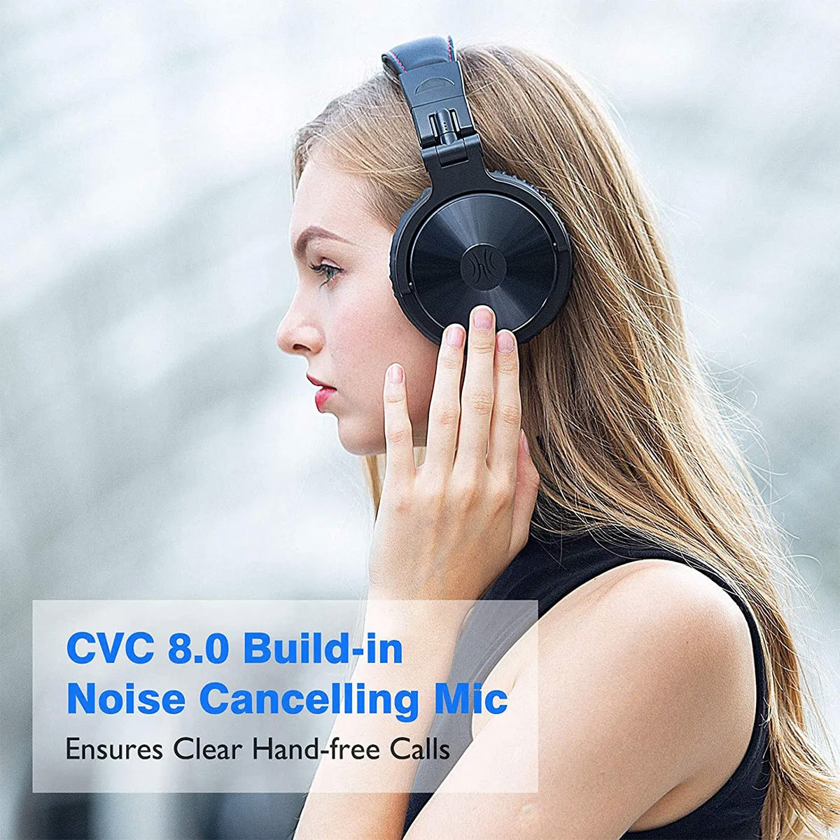 Écouteurs Oneodio sans fil Bluetooth 5.2 avec Microphone, 110h