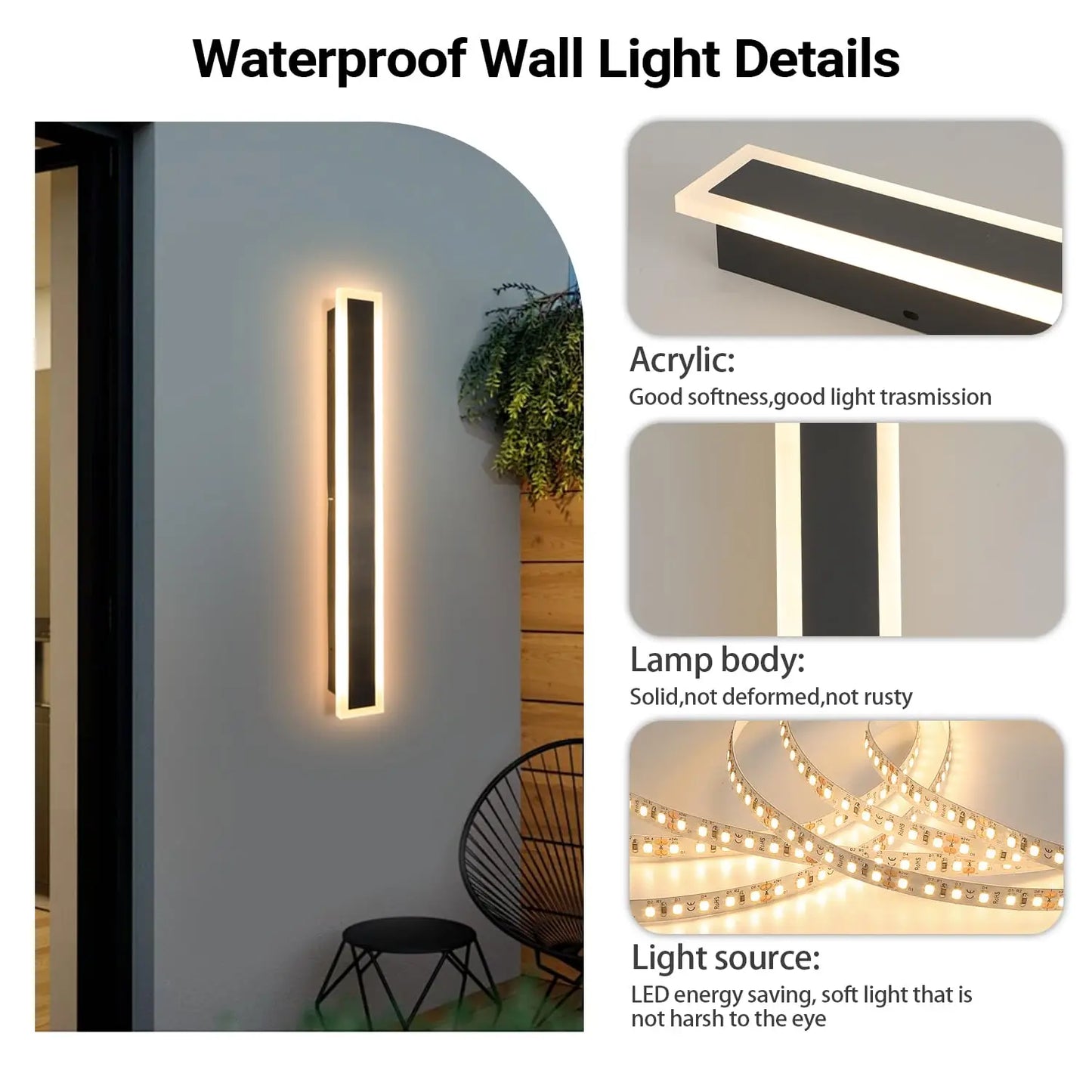 Lampe murale élégante LED