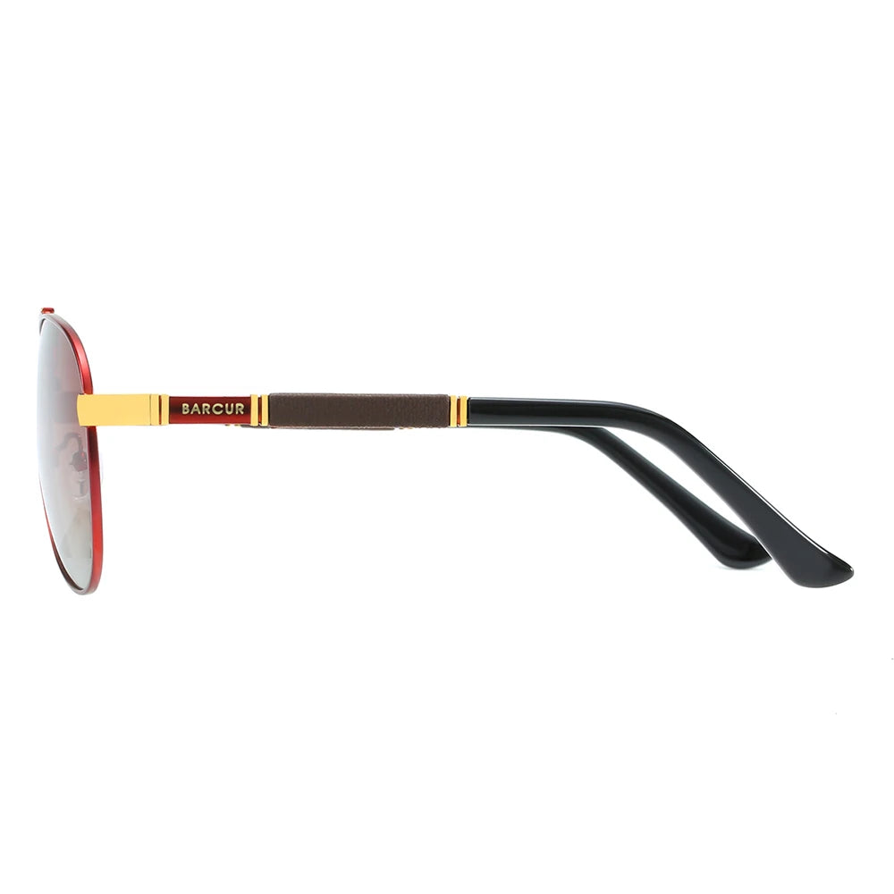 Lunettes de soleil BARCUR Pilot pour homme