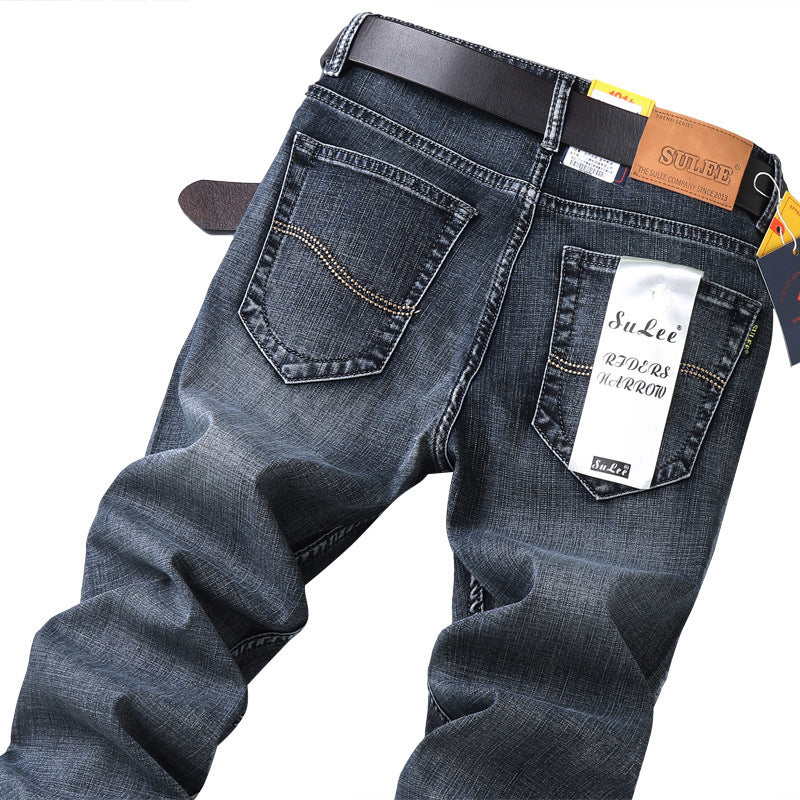 Su Lee Jeans élastique pour hommes Printemps et été