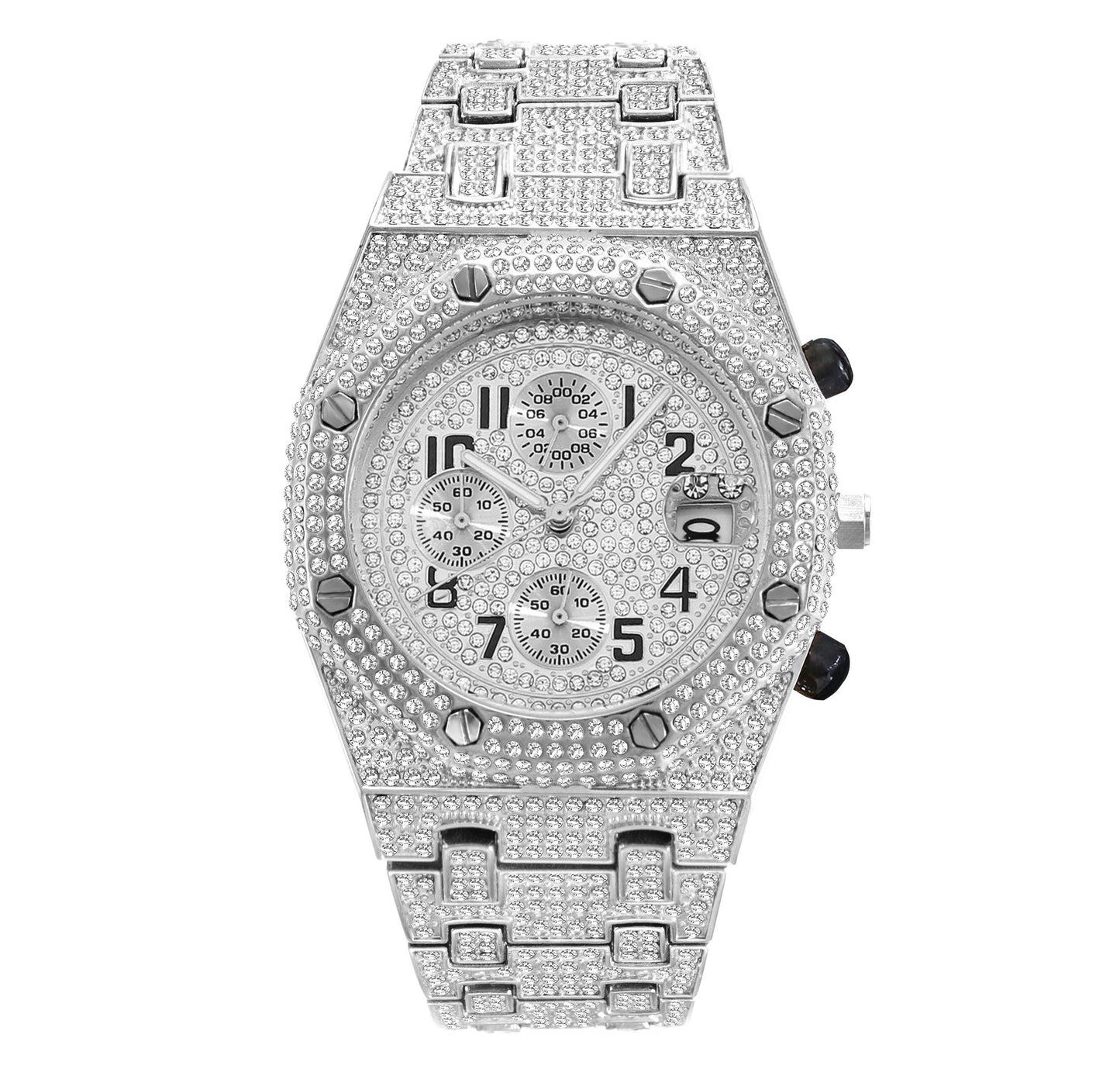 Montre à quartz de sport à trois yeux