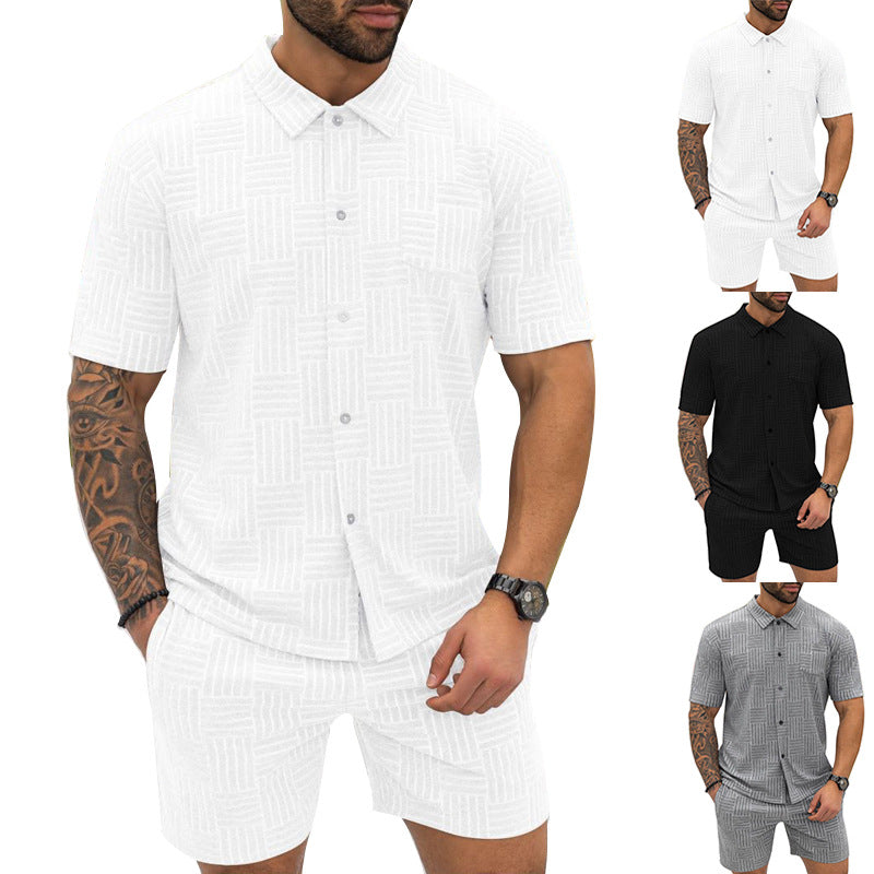 Chemise jacquard pour homme