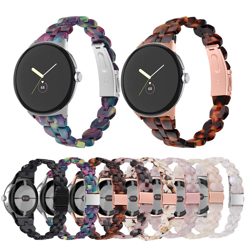 Montre en résine pour les femmes et hommes