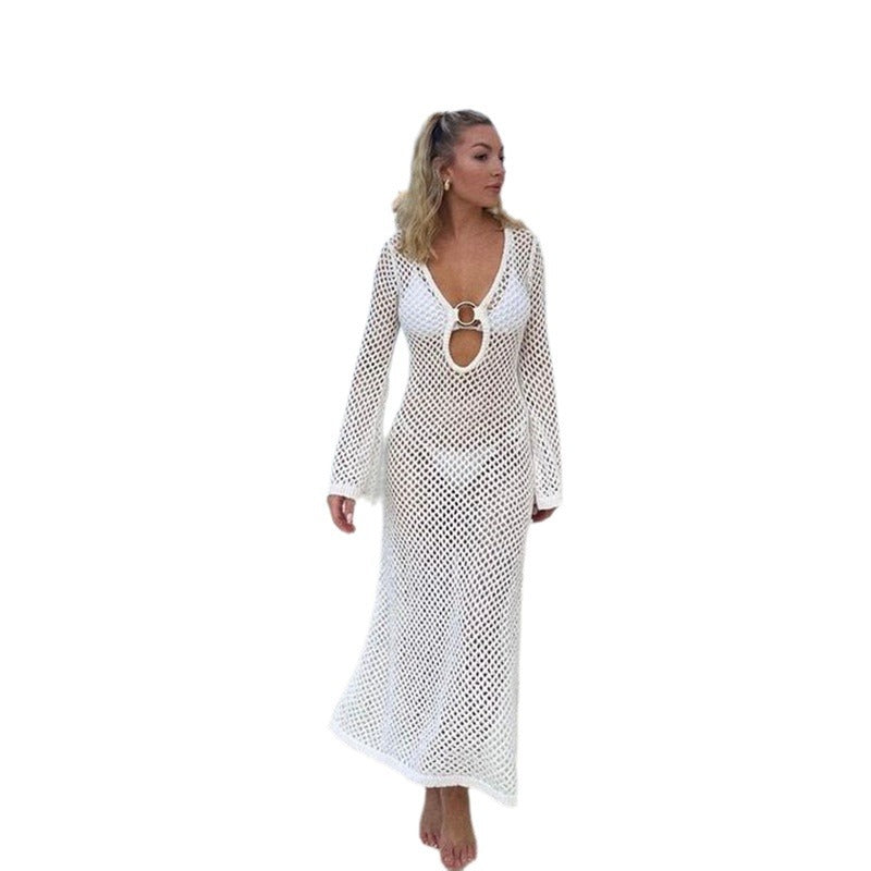 Robe tricoté de plage