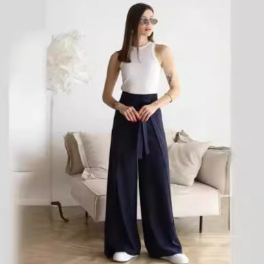 Jupe-culotte solide est à la mode et confortable
