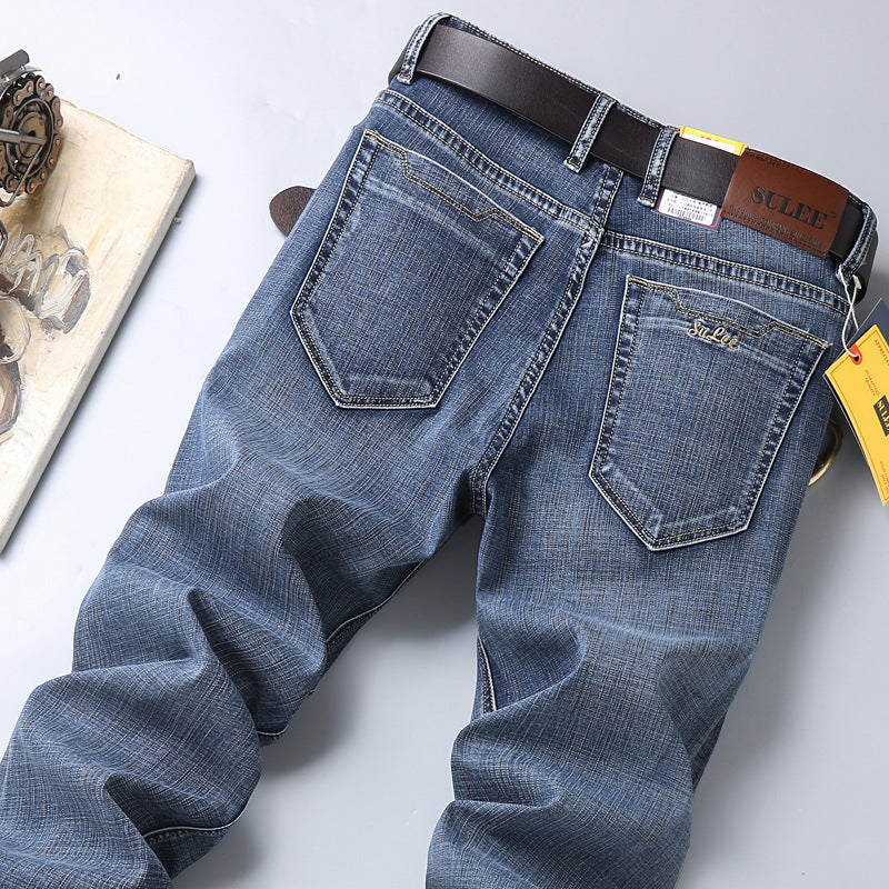 Su Lee Jeans élastique pour hommes Printemps et été