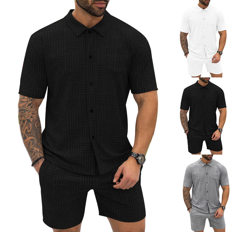 Chemise jacquard pour homme