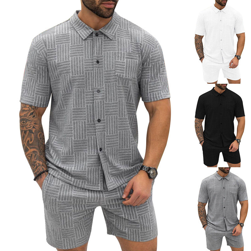 Chemise jacquard pour homme