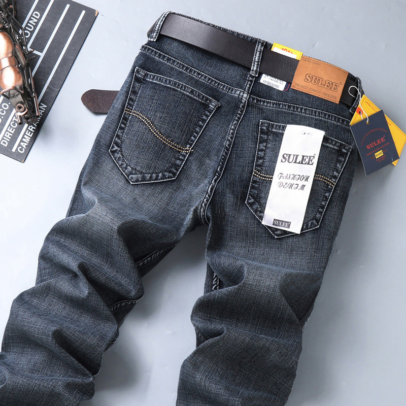 Su Lee Jeans élastique pour hommes Printemps et été