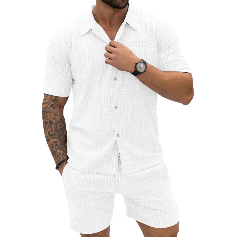 Chemise jacquard pour homme