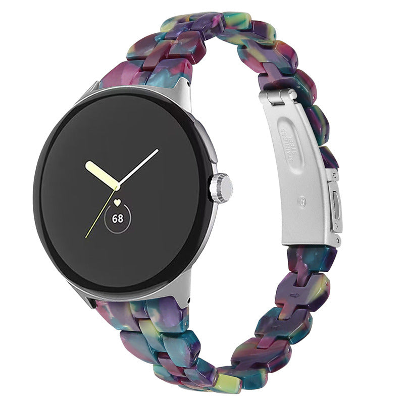Montre en résine pour les femmes et hommes
