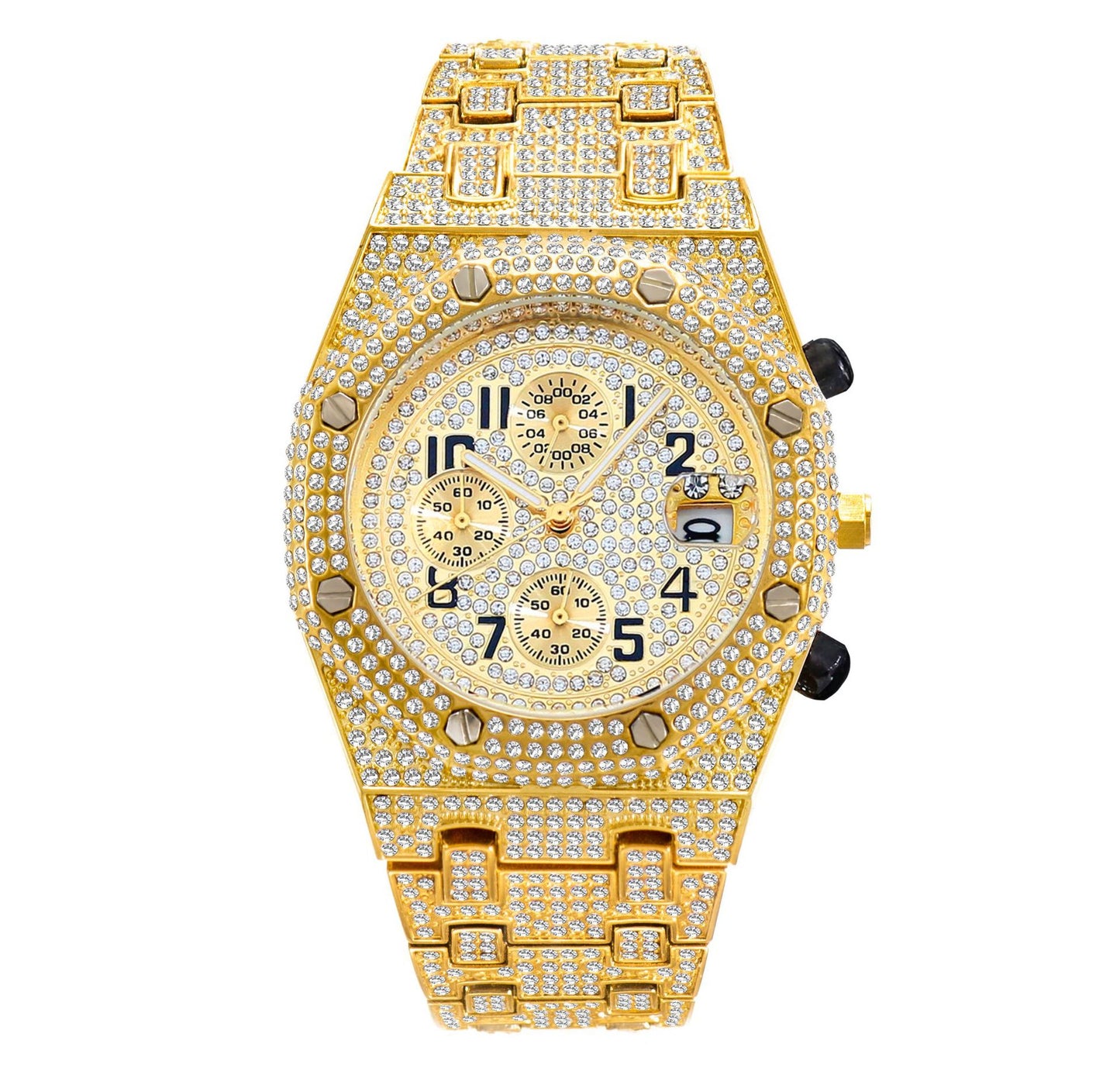 Montre à quartz de sport à trois yeux