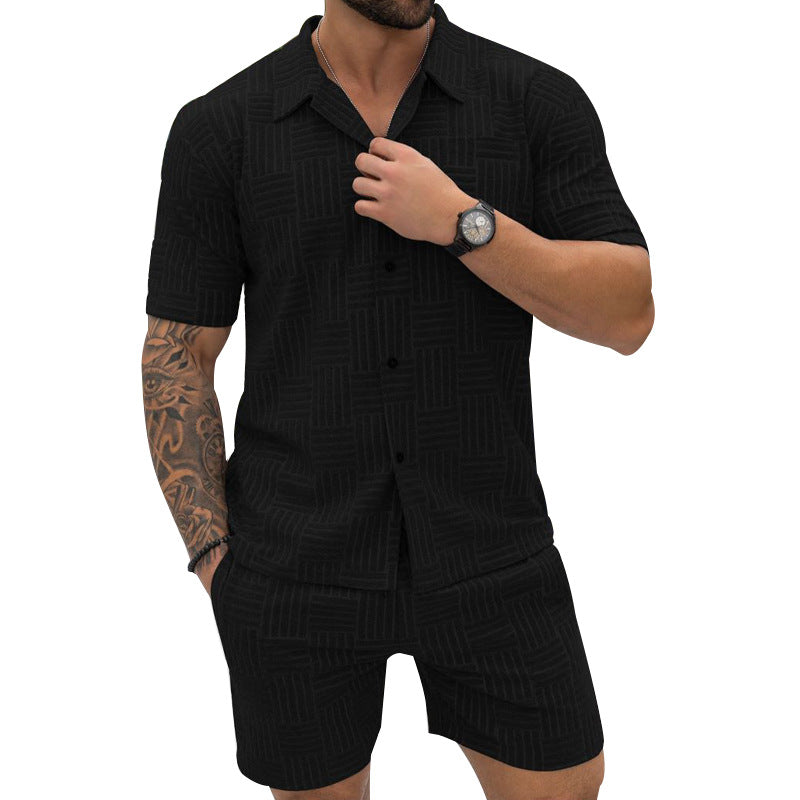 Chemise jacquard pour homme