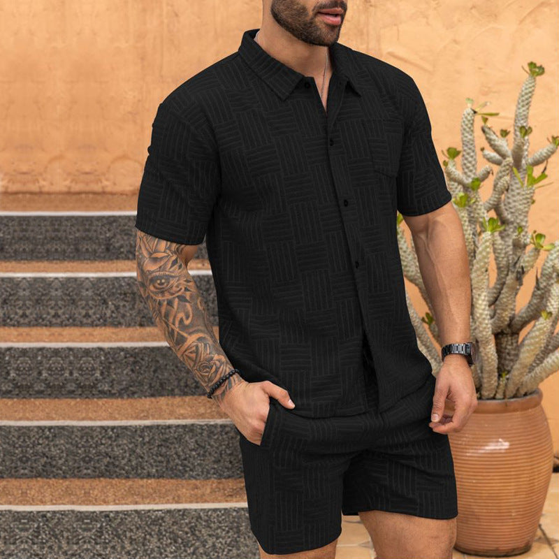 Chemise jacquard pour homme