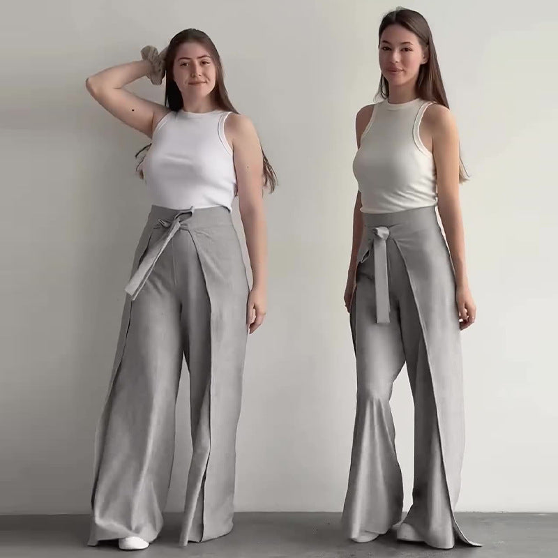 Jupe-culotte solide est à la mode et confortable