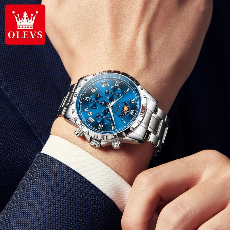Montre de lune OLEVS pour hommes