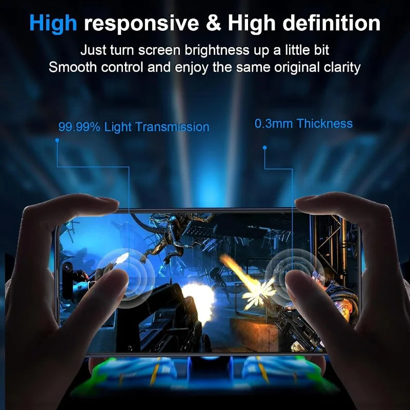 Protecteurs d'écran en verre trempé pour iPhone offrent une protection contre les espions 2PCS