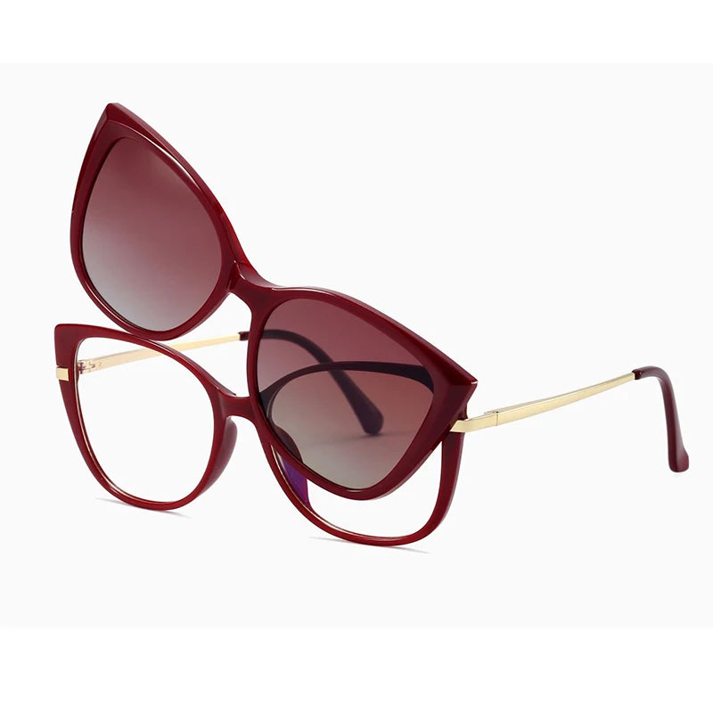 Lunettes de soleil design magnétique pour hommes et femmes