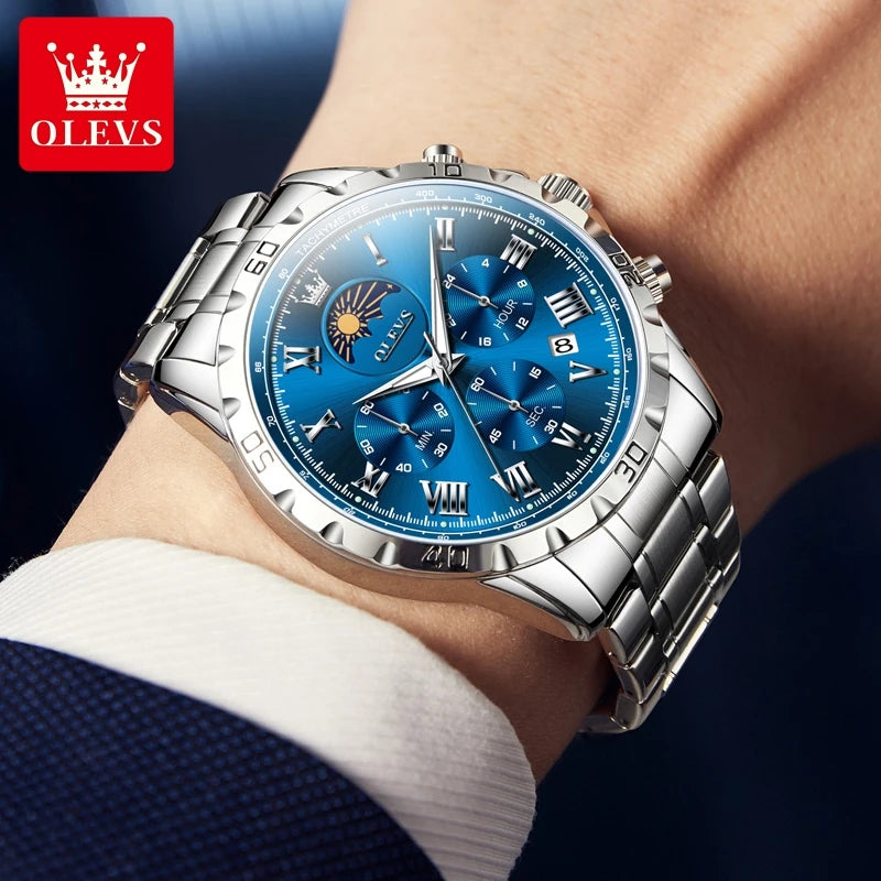 Montre de lune OLEVS pour hommes