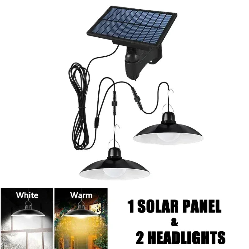 Luminaire Suspendu LED à Énergie Solaire avec Télécommande, étanche