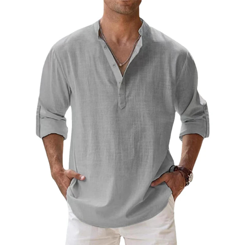 Chemises en lin pour hommes