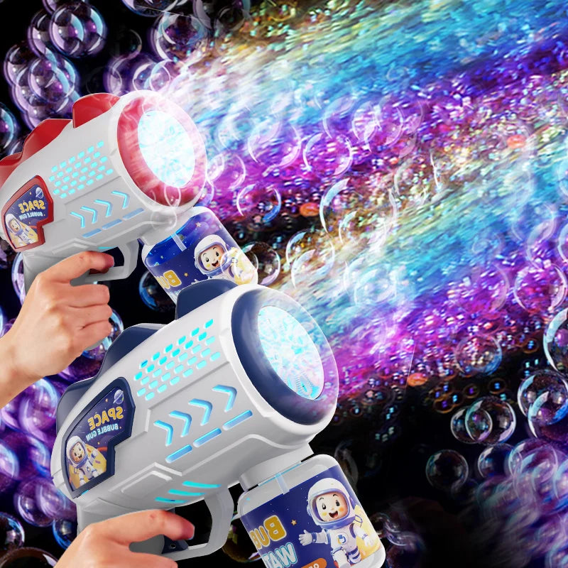 Pistolet à bulles électrique de l'astronaute pour enfants