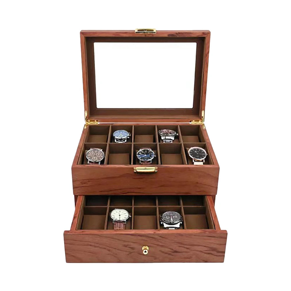 Boîte de rangement pour montres et bijoux
