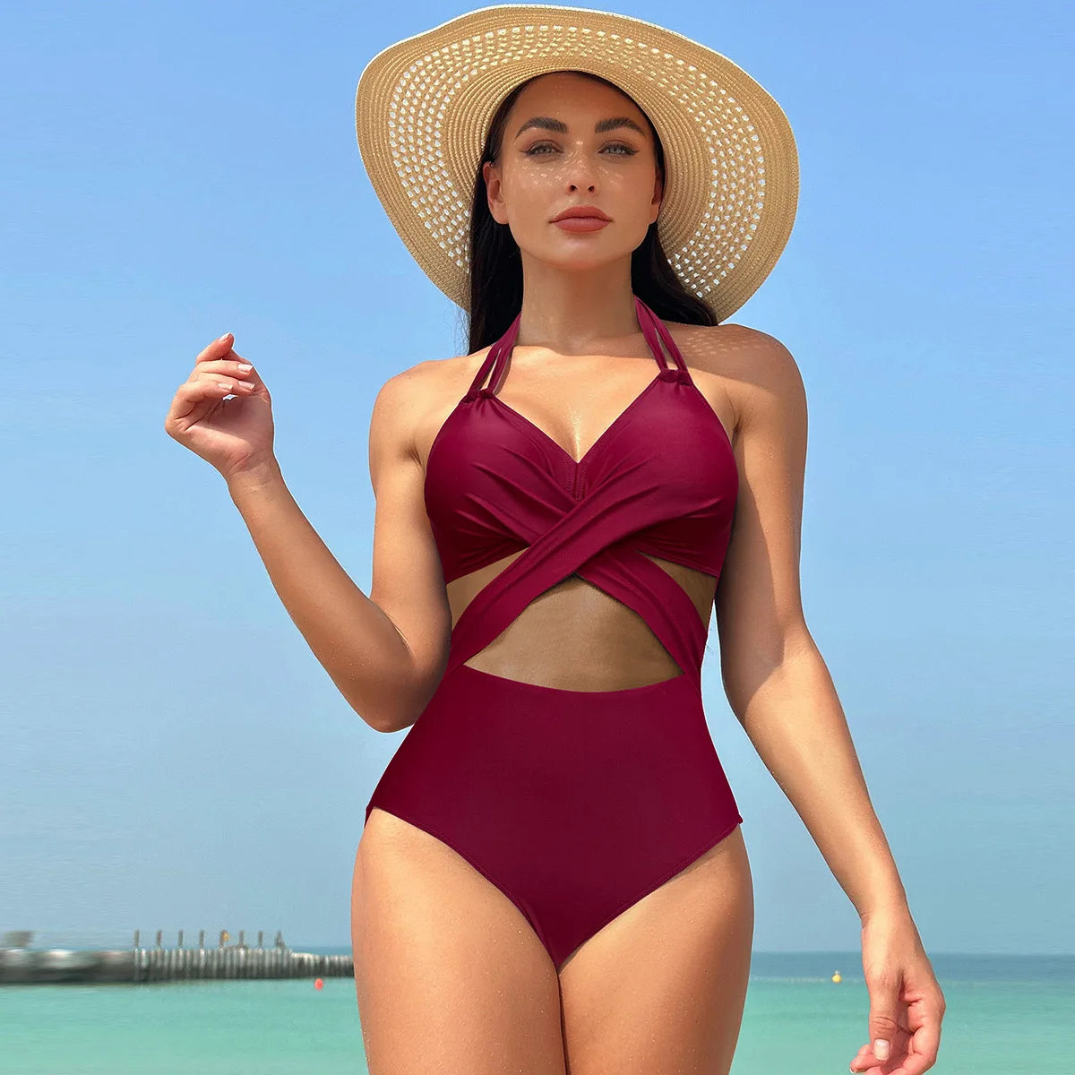 Maillot de bain une pièce pour femmes