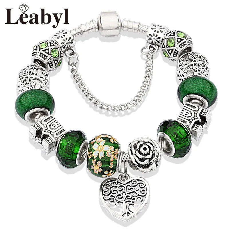 Bracelet Charme Arbre de Vie Tibétain Antique