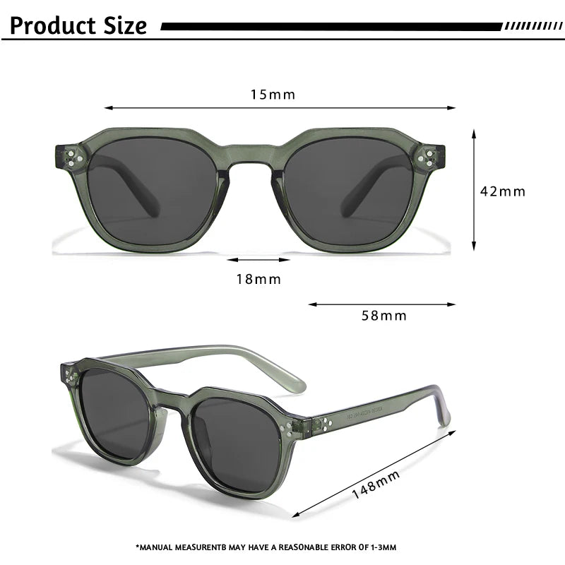 Lunettes de soleil rétro polarisées pour hommes et femmes