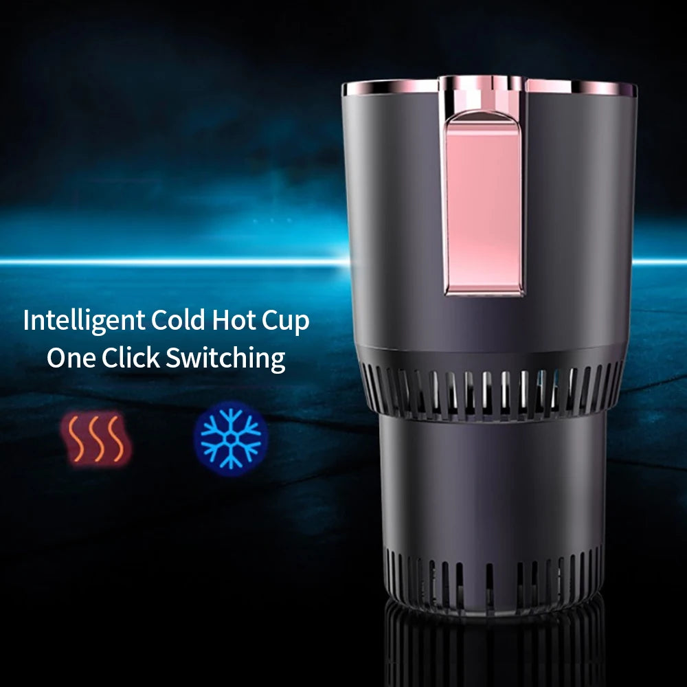 Porte-gobelet intelligent 2-en-1. Parfait pour la voiture ou la maison, il refroidit ou réchauffe