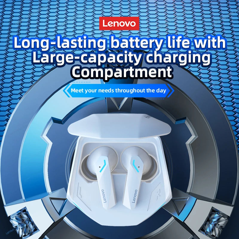 Écouteurs sans fil de jeu Bluetooth 5.3 Lenovo GM2 Pro